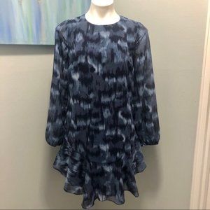 BCBG MaxAzria Pacific Blue Cloud Shift Dress